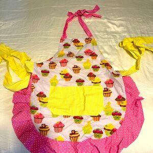 Cupcake Print🧁 Apron Baking